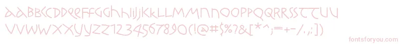 Kochrootsroundbold-Schriftart – Rosa Schriften
