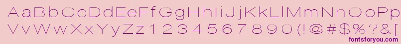 Disco Font – Purple Fonts on Pink Background
