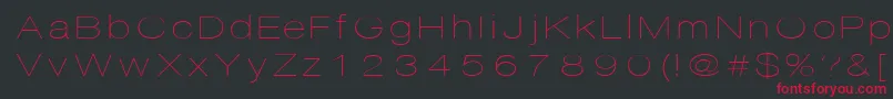Disco Font – Red Fonts on Black Background