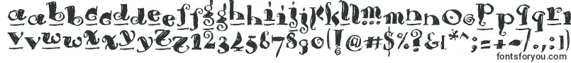 Шрифт Brouss – фигурные шрифты
