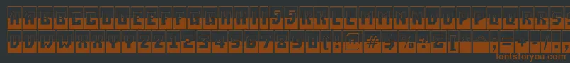 ASimplercmbwBold Font – Brown Fonts on Black Background