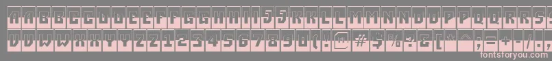 ASimplercmbwBold Font – Pink Fonts on Gray Background