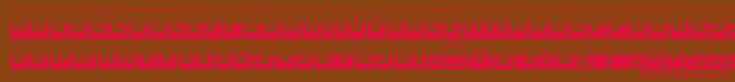 ASimplercmbwBold Font – Red Fonts on Brown Background