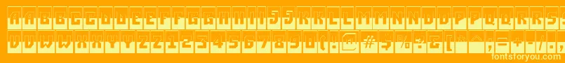 Подробнее о шрифте ASimplercmbwBold Шрифт ASimplercmbwBold – жёлтые шрифты на оранжевом фоне