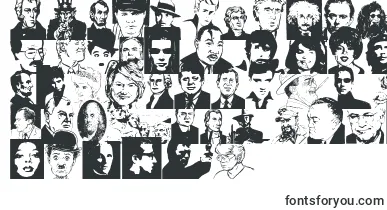  Famousfaces font