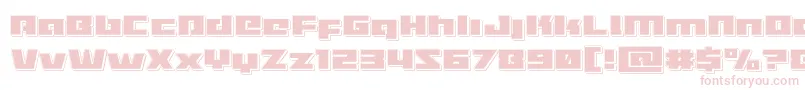 Turbochargepunch Font – Pink Fonts on White Background