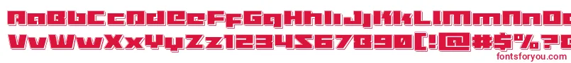Turbochargepunch Font – Red Fonts on White Background