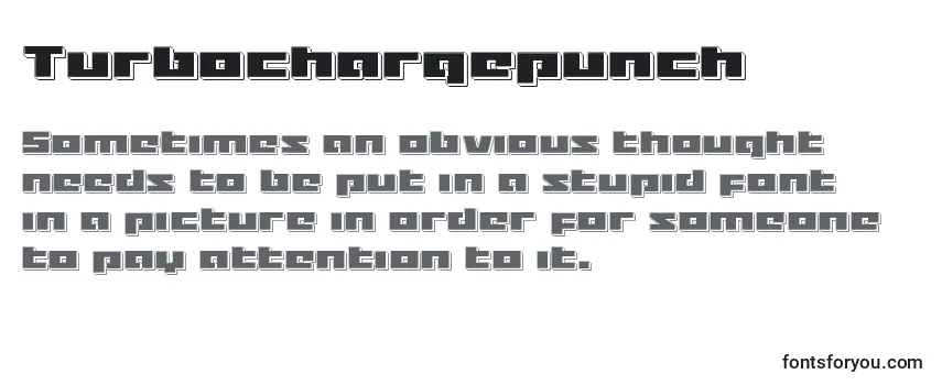 Review of the Turbochargepunch Font