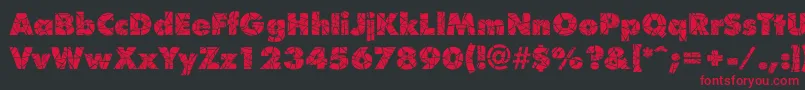 More about ShatterRegular Font ShatterRegular Font – Red Fonts on Black Background