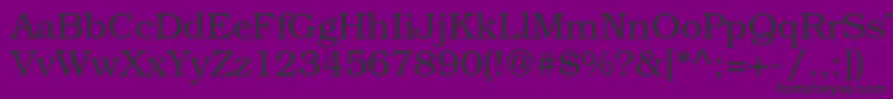 フォントTexgyrebonumRegular – 紫の背景に黒い文字