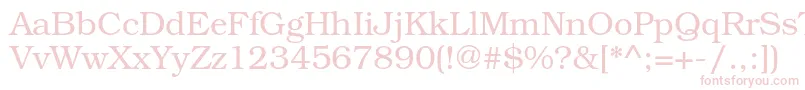 TexgyrebonumRegular Font – Pink Fonts on White Background