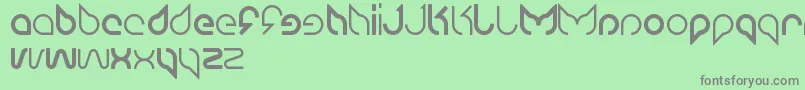 フォントMaruciel – 緑の背景に灰色の文字