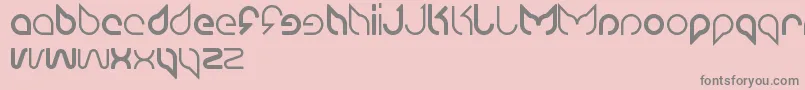 Maruciel Font – Gray Fonts on Pink Background