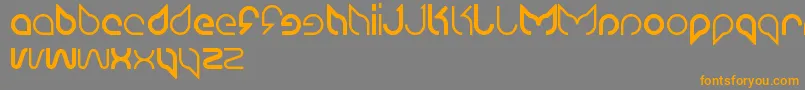 Maruciel Font – Orange Fonts on Gray Background