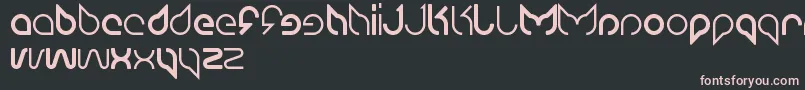 Maruciel Font – Pink Fonts on Black Background