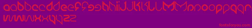 Maruciel Font – Red Fonts on Purple Background