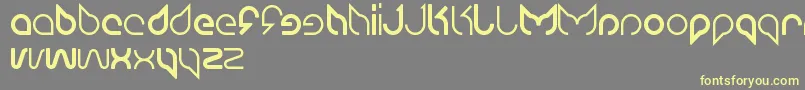 Maruciel Font – Yellow Fonts on Gray Background