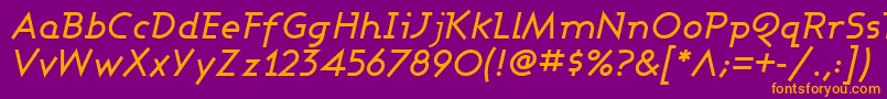 fuente AshbyMediumItalic – Fuentes Naranjas Sobre Fondo Morado