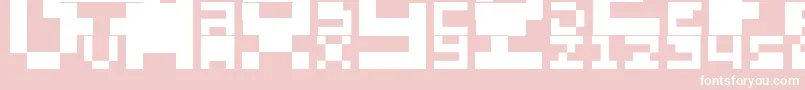 fuente AboMando – Fuentes Blancas Sobre Fondo Rosa