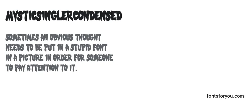 MysticSinglerCondensed Font