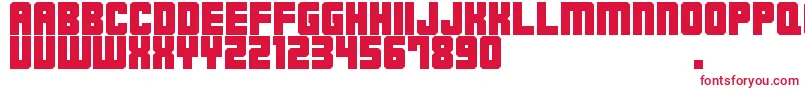 Шрифт M23HydrantSpecial – красные шрифты