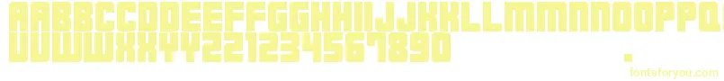 Шрифт M23HydrantSpecial – жёлтые шрифты