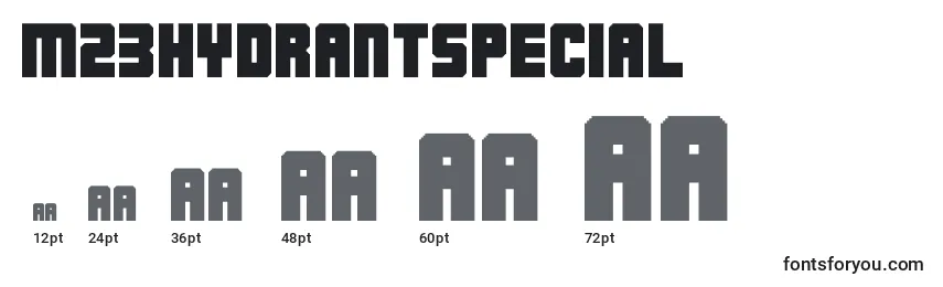 M23HydrantSpecial Font Sizes