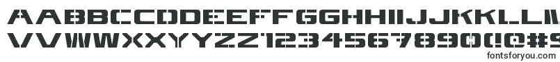 Шрифт 4kstncl – научно-фантастические шрифты