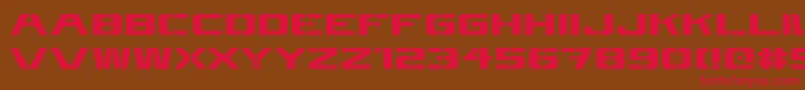 4kstncl Font – Red Fonts on Brown Background