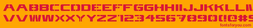 fuente 4kstncl – Fuentes Rojas Sobre Fondo Naranja