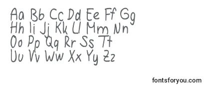 Hannahandwriting Font