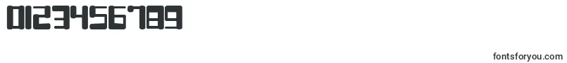 Bossdrum Font – Fonts for Numbers and Digits
