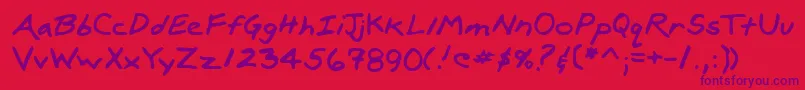 En savoir plus sur la police Lehn100 Police Lehn100 – polices violettes sur fond rouge