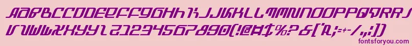 Infinityci Font – Purple Fonts on Pink Background