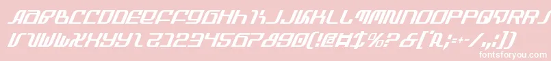 Infinityci Font – White Fonts on Pink Background