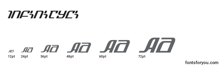 Infinityci Font Sizes