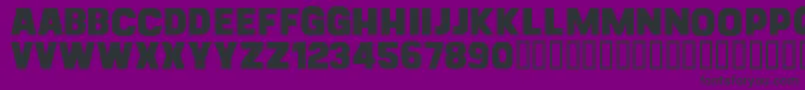 CfgoliathdemoRegular-Schriftart – Schwarze Schriften auf violettem Hintergrund