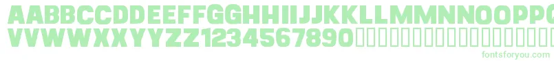 CfgoliathdemoRegular Font – Green Fonts on White Background