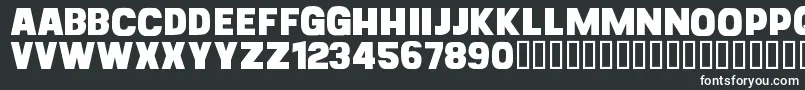 CfgoliathdemoRegular Font – White Fonts on Black Background