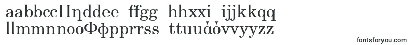 Шрифт NewCenturySchlbkGreekUpright – азербайджанские шрифты