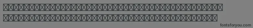 フォントEurosansstdBolditalic – 黒い文字の灰色の背景