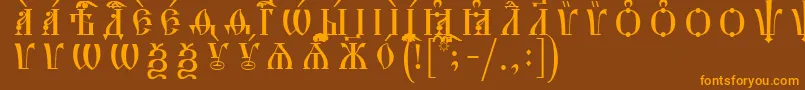Más sobre la fuente HirmosCapsUcsSpacedout fuente HirmosCapsUcsSpacedout – Fuentes Naranjas Sobre Fondo Marrón