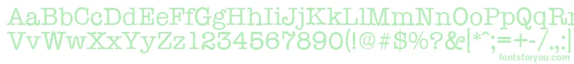 Подробнее о шрифте TypewriterserialRegular Шрифт TypewriterserialRegular – зелёные шрифты