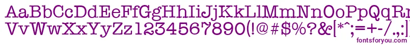 TypewriterserialRegular Font – Purple Fonts