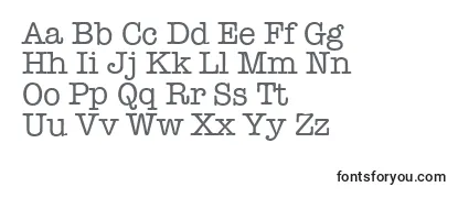 Обзор шрифта TypewriterserialRegular