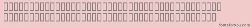 Heavenetica6Medoblsh-Schriftart – Graue Schriften auf rosa Hintergrund