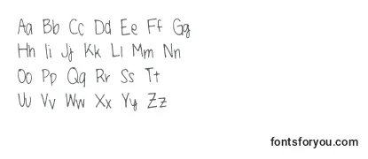 Littlemisspapermoonshandwriting Font