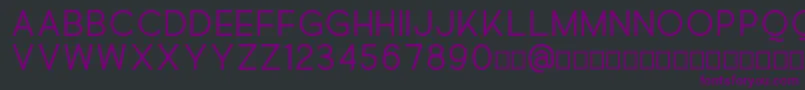 Quick Font – Purple Fonts on Black Background