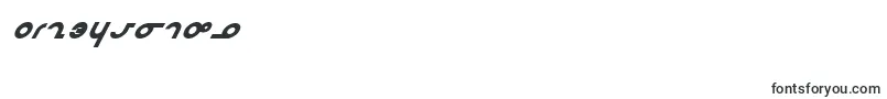 MasterdomBoldItalic-Schriftart – Schriften für Zahlen und Nummern