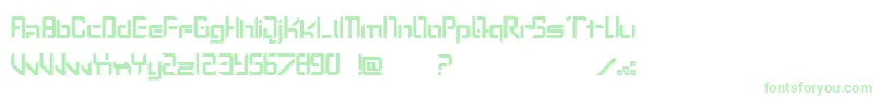 Lostp-fontti – vihreät fontit valkoisella taustalla